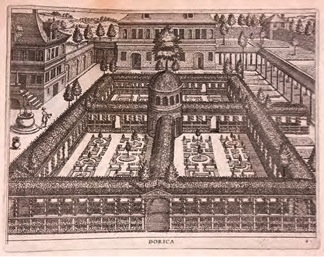 <b>The Geometrical Gardens of the Baroque Age inspired the Layout of the Rose Garden at The New York Botanical Garden</b><br />Hans Vredeman de Vries, <b><i>Hortorum viridariorumque elegantes & multiplies formae</i></b>, Antwerp, 1583.