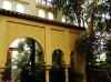 A replica of the facade of the Alhambra.