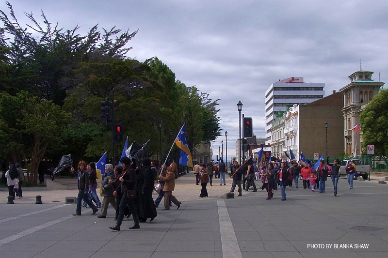 Punta Arenas demonstration