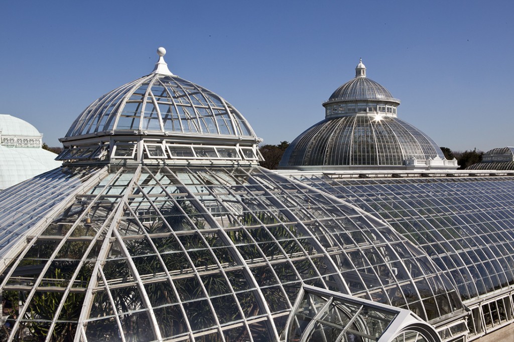 The Enid A. Haupt Conservatory From Above