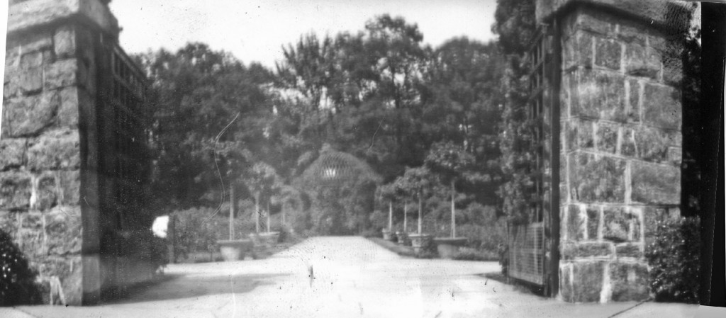 Entrance to the Peggy Rockefeller Rose Garden - Pinhole photography by Joel Kroin