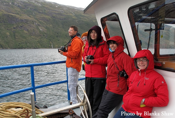 The team en route to Isla Hoste The team en route to Isla Hoste