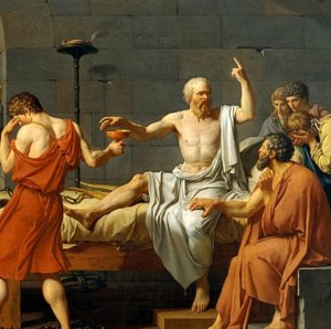 Jacques-Louis David, The Death of Socrates, 1787.