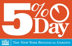 NYBG Whole Foods Market 5% Day