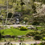 The Rock Garden's historic cascade