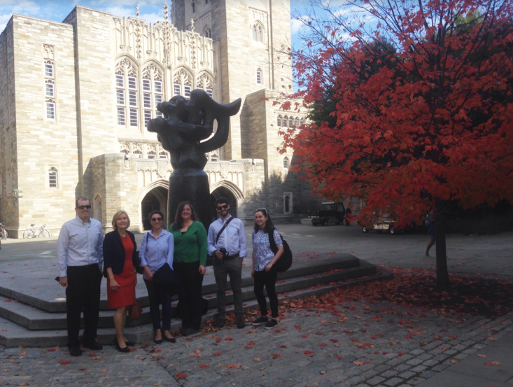 Students on the Princeton-Mellon Trip