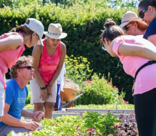 A photo of teachers in the Edible Academy