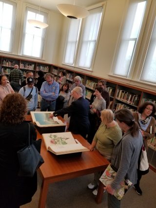 Photo of the library reading room