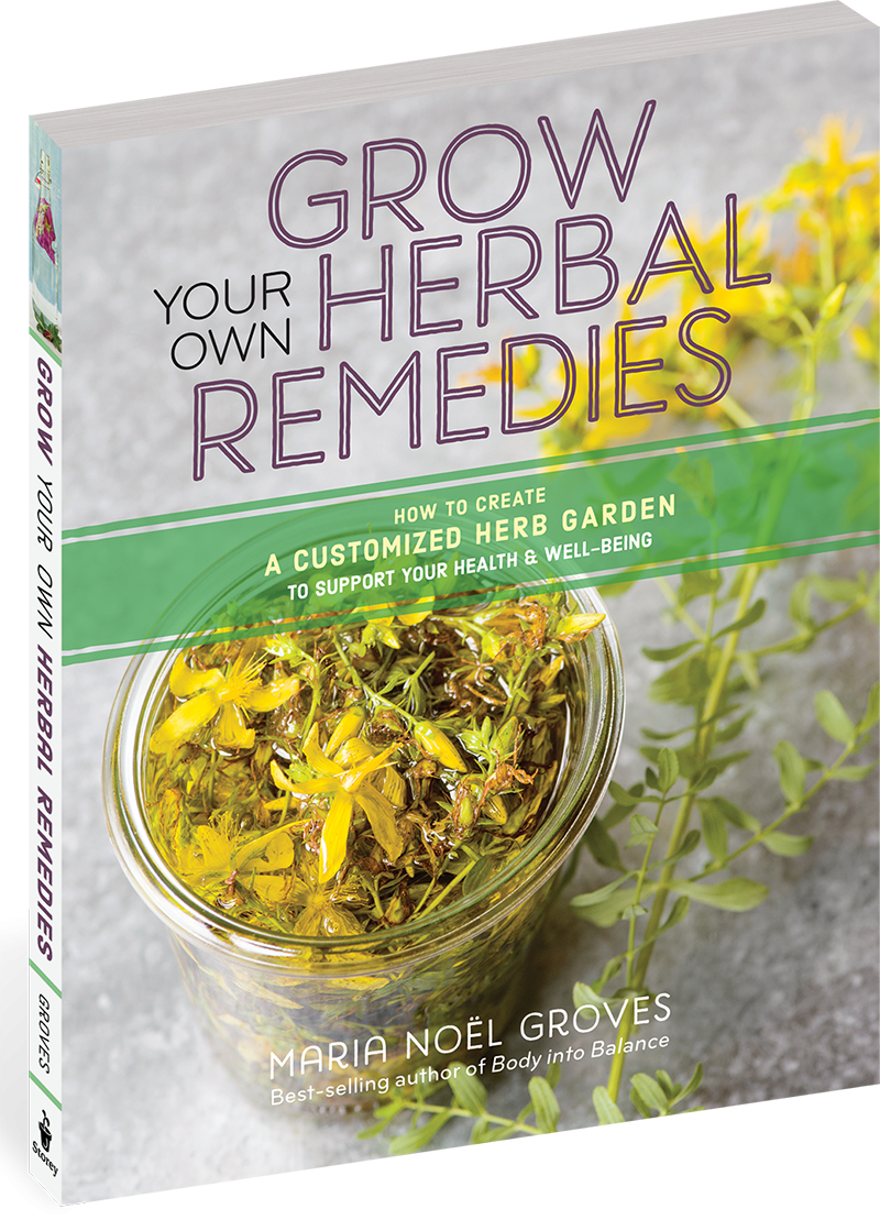 cover of grow your own herbal remedies
