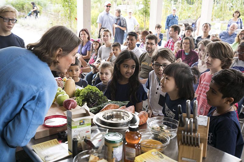 Photo of a cooking demonstration