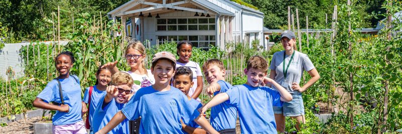 Photo of students in the Edible Academy