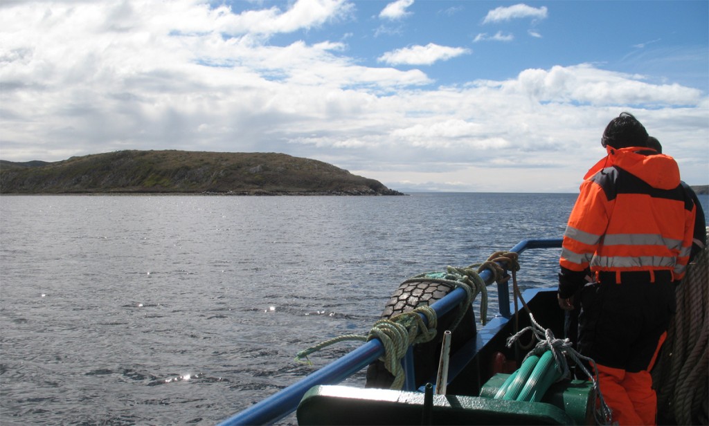 At sea near Hardy Peninsula