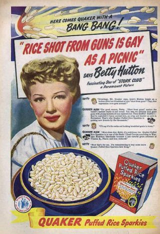 Photo of a Puffed Rice Advertisement