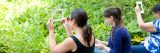 Photo of teachers learning in the Adventure Garden