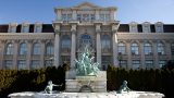 Photo of the LuEsther T. Mertz Library Building
