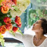 Photo of a Floral Intensive student at work
