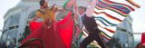 Dancers in Mexican dress in front of the Conservatory