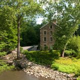Stone Mill with the bronx river