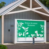 Composting restrooms in the Edible Academy