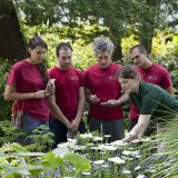 Photo of School of Professional Horticulture students in the forest, SOPH