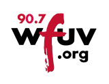 90.7 WFUV's logo.