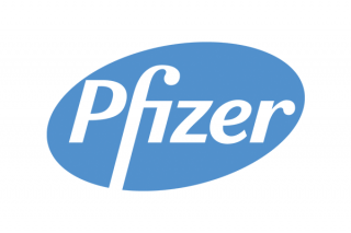 The Pfizer logo.