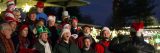 An a cappella group singing during a Bar Car Night.