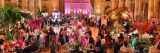 Guests enjoying the Orchid Dinner at NYBG