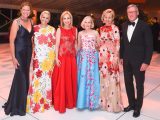 Six guests at the Conservatory Ball