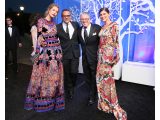 Four guests at the Conservatory Ball