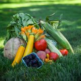 a pile of produce