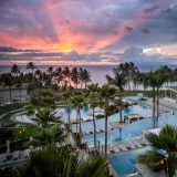 The Andaz Maui pool deck.