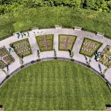 Aerial view of the Barnsley Beds at the Edible Academy