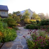 photo of garden and house from Larry Weaner