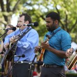 Band performing at Blues, Brews, and Botany