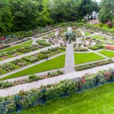 Drone shot of Rose Garden.