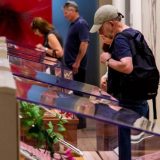 Visitors looking at displays in the Plants of Hawai'i Gallery Tour