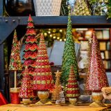 Holiday decor on display at NYBG Shop.