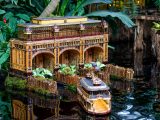 View of Maritime Terminal building at the holiday train show