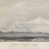 landscape with Pike's Peak in the background