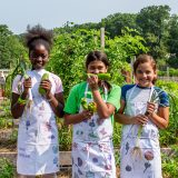 Photo of kids in the Edible Academy