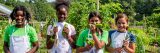 Photo of kids in the Edible Academy