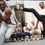 Performers from Bronx Capoeira.