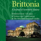 The cover of a volume of Brittonia.