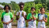 Photo of kids in the Edible Academy
