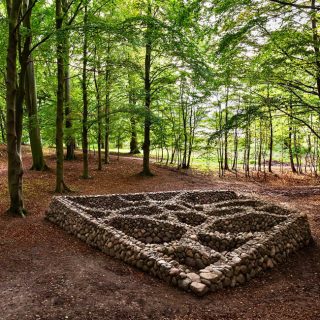 Photo of the Diamond Mines sculpture