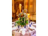 Photo of a luxurious orchid tablescape