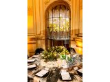 Photo of a luxurious orchid tablescape