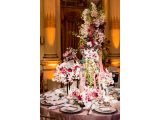 Photo of a luxurious orchid tablescape