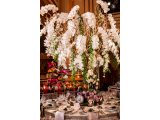 Photo of a luxurious orchid tablescape